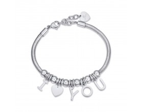 BRACCIALE IN ACCIAIO CON...