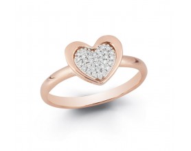 ANELLO A  CUORE  IN ORO 18...